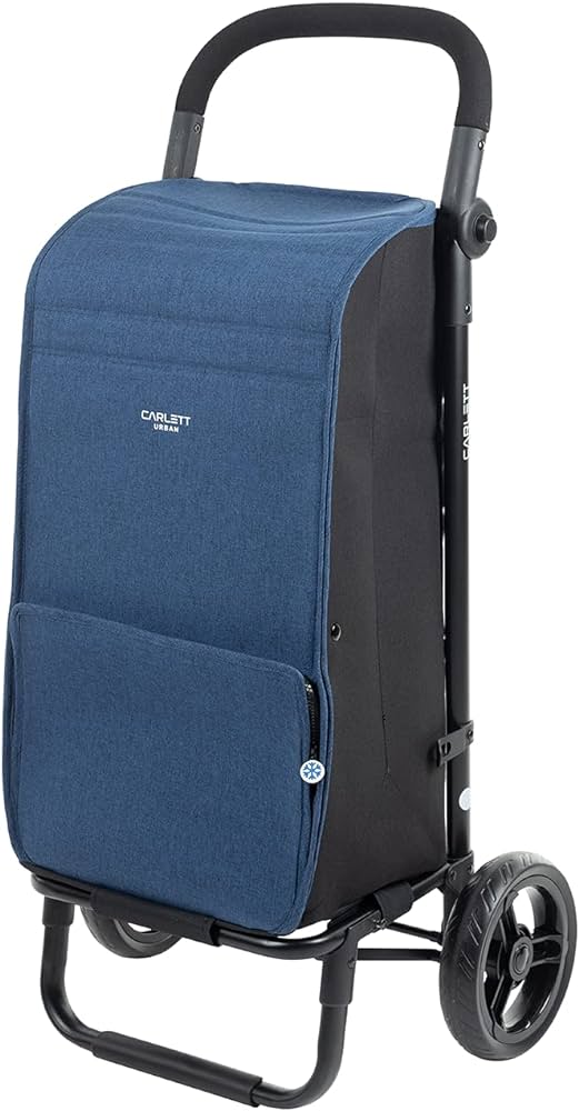 Carlett Shopping Trolley Urban Style Denim 2 Wheel